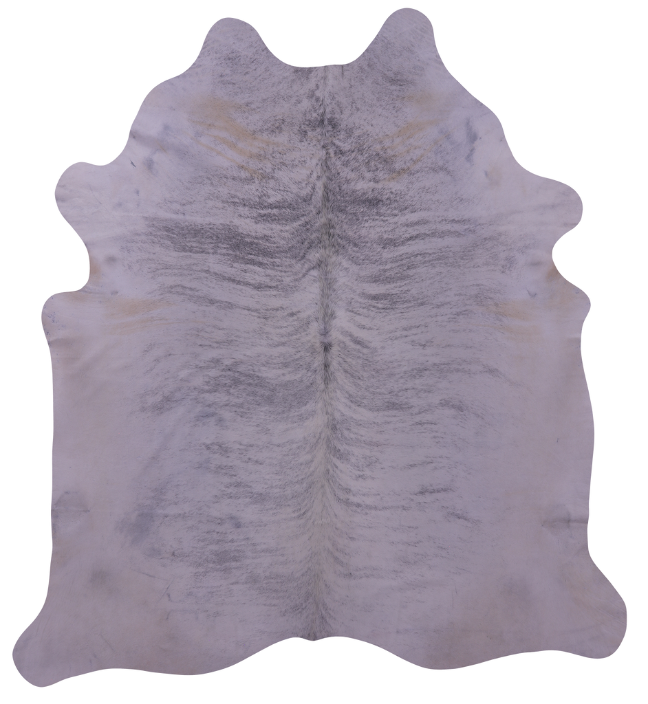 Grey Brindle Natural Cowhide Rug - XX-Large 8' 2"H x 7' 2"W