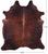 Dark Brindle Natural Cowhide Rug - XX-Large 7' 8"H x 6' 6"W