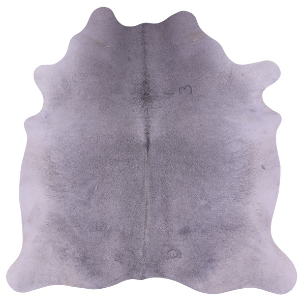 Grey Natural Cowhide Rug - X-Large 6' 8"H x 6' 8"W