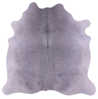 Thumbnail for Grey Natural Cowhide Rug - X-Large 6' 8