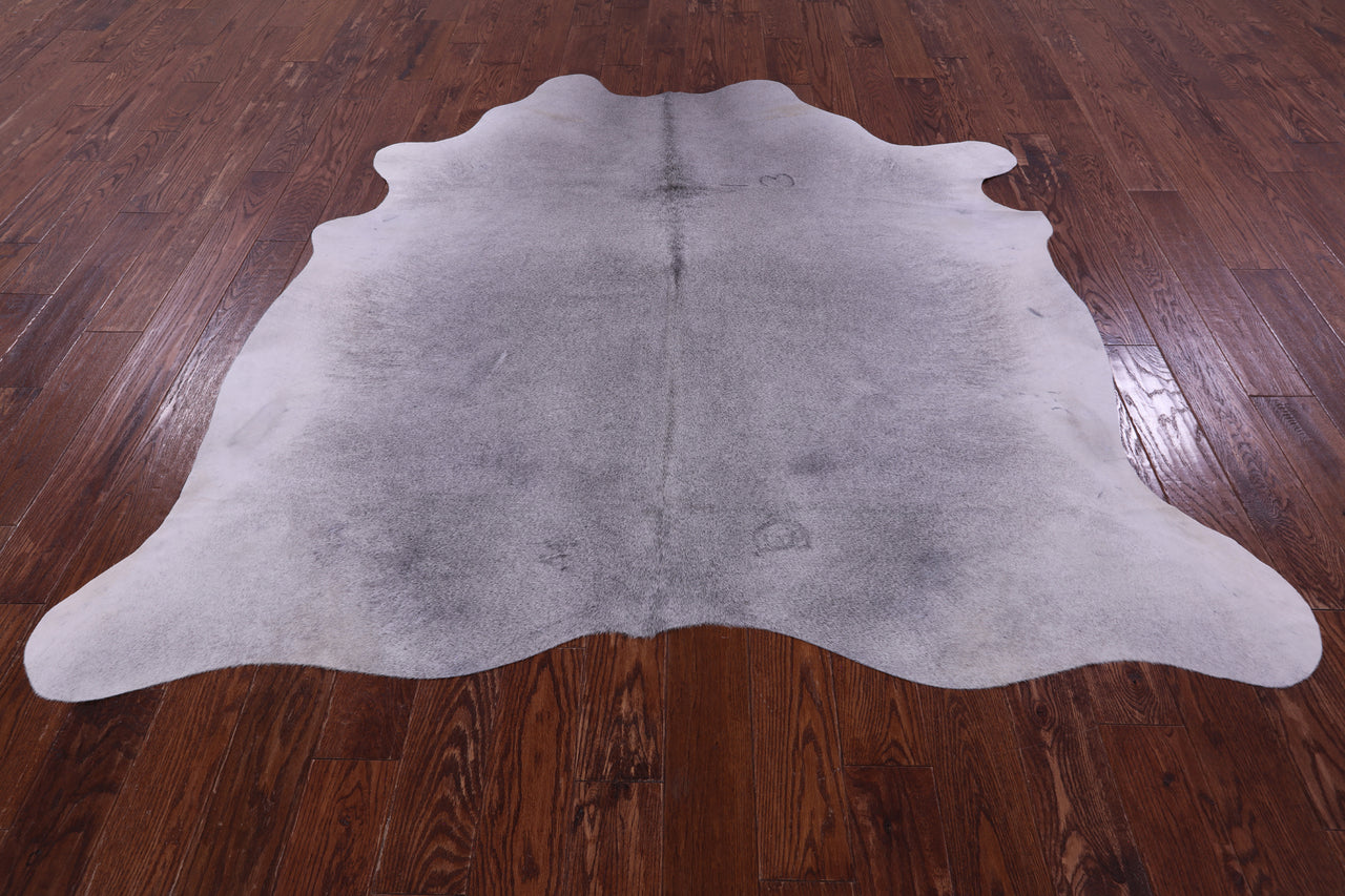 Grey Natural Cowhide Rug - X-Large 6' 8"H x 6' 8"W