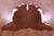 Brown & White Natural Cowhide Rug - X-Large 7' 0"H x 6' 6"W