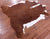Brown & White Natural Cowhide Rug - X-Large 7' 0"H x 6' 6"W