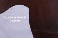 Thumbnail for Dark Brown Natural Cowhide Rug - XX-Large 7' 5
