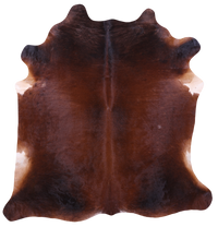 Thumbnail for Dark Brown Natural Cowhide Rug - XX-Large 7' 5