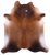 Brown Natural Cowhide Rug - XX-Large 7' 10"H x 7' 3"W