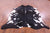 Black Salt & Pepper Natural Cowhide Rug - XX-Large 8' 1"H x 7' 3"W