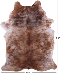 Thumbnail for Light Brindle Natural Cowhide Rug - XX-Large 8' 3