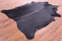 Thumbnail for Black Natural Cowhide Rug - XX-Large 7' 6