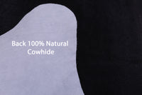 Thumbnail for Black Natural Cowhide Rug - XX-Large 7' 6