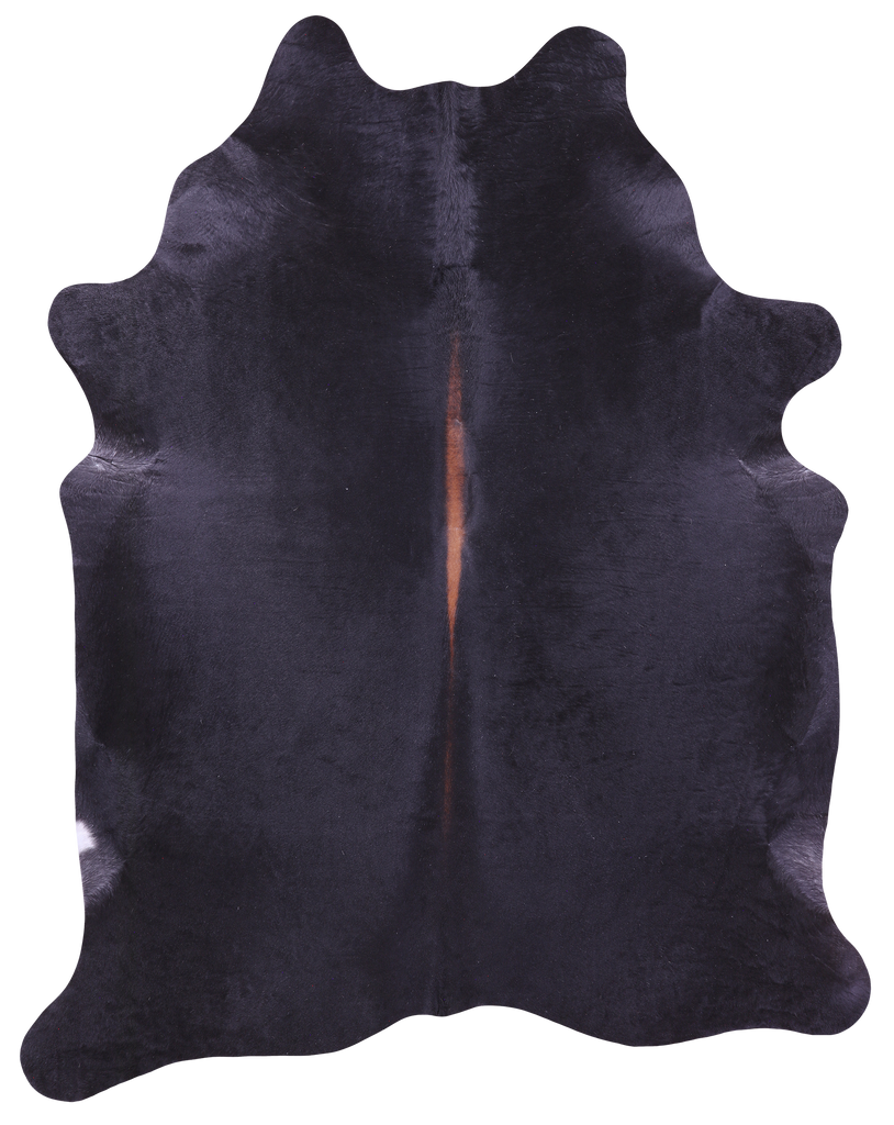 Black Natural Cowhide Rug - XX-Large 7' 6"H x 6' 0"W