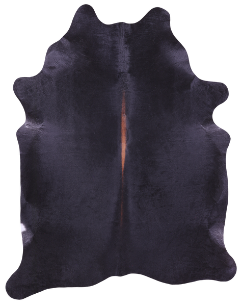 Black Natural Cowhide Rug - XX-Large 7' 6"H x 6' 0"W