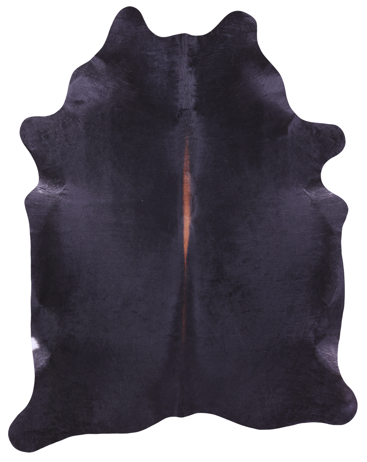 Black Natural Cowhide Rug - XX-Large 7' 6"H x 6' 0"W