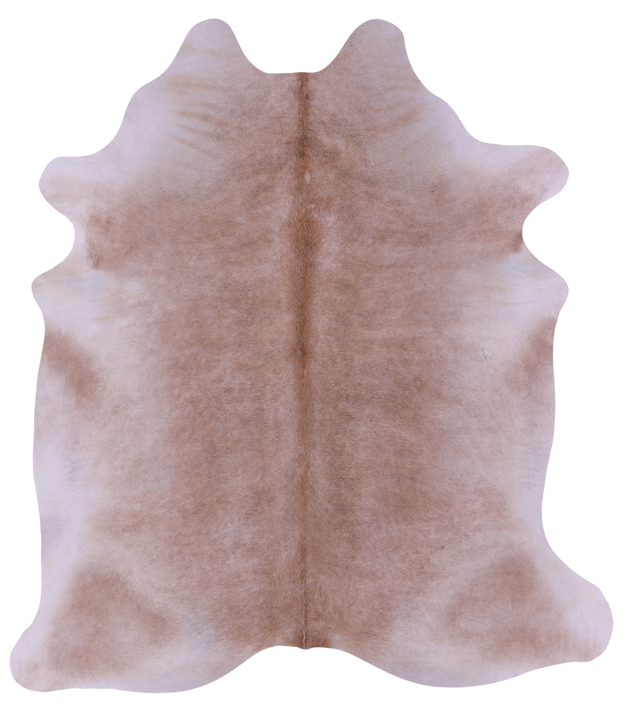Beige Natural Cowhide Rug - X-Large 7' 0"H x 6' 2"W