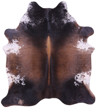 Thumbnail for Brown Salt & Pepper Natural Cowhide Rug - XX-Large 8' 2