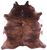 Brindle Natural Brown Cowhide Rug - XX-Large 8' 0"H x 7' 3"W