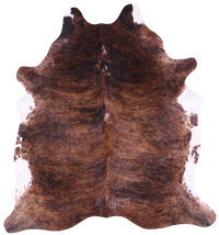 Thumbnail for Brindle Natural Brown Cowhide Rug - XX-Large 8' 0