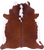Brown & White Natural Cowhide Rug - XX-Large 7' 6"H x 6' 6"W