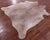 Champagne Natural Cowhide Rug - XX-Large 7' 6"H x 6' 8"W