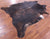 Dark Brown Natural Cowhide Rug - XX-Large 7' 6"H x 6' 7"W