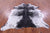 Black Salt & Pepper Natural Cowhide Rug - X-Large 7' 2"H x 6' 3"W