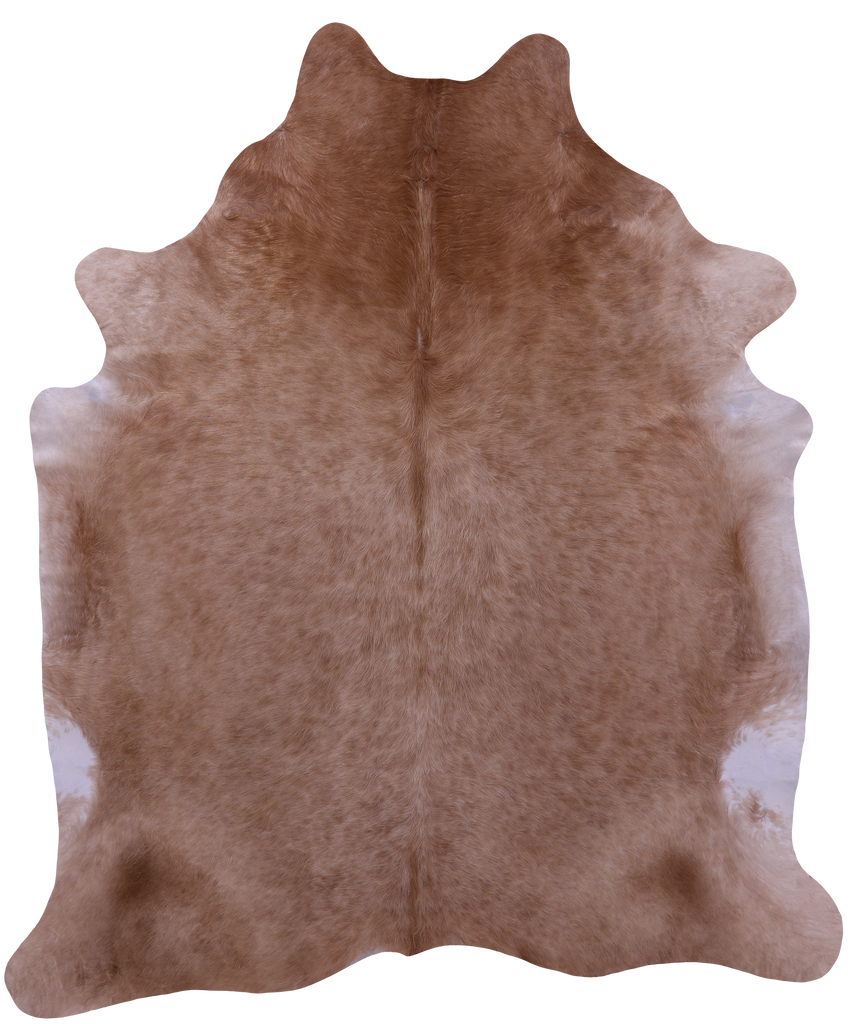 Light Brown Natural Cowhide Rug - XX-Large 8' 4"H x 7' 0"W