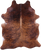 Brindle Natural Cowhide Rug - XX-Large 8' 2"H x 6' 9"W