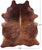 Brindle Natural Cowhide Rug - XX-Large 8' 2"H x 6' 9"W