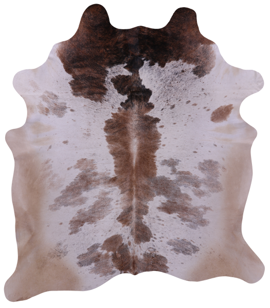 Light Brindle Natural Cowhide Rug - XX-Large 8' 0"H x 7' 1"W