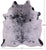 Black Salt & Pepper Natural Cowhide Rug - XX-Large 8' 2"H x 7' 1"W