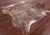 Light Brindle Natural Cowhide Rug - XX-Large 7' 9"H x 7' 0"W