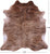Light Brindle Natural Cowhide Rug - XX-Large 7' 9"H x 7' 0"W