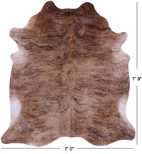 Thumbnail for Light Brindle Natural Cowhide Rug - XX-Large 7' 9