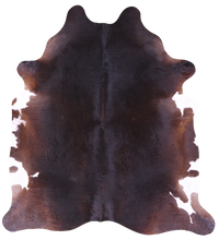 Thumbnail for Dark Brown Natural Cowhide Rug - XX-Large 7' 9