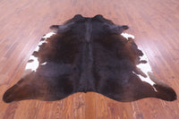 Thumbnail for Dark Brown Natural Cowhide Rug - XX-Large 7' 9