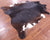 Dark Brown Natural Cowhide Rug - XX-Large 7' 9"H x 7' 0"W