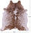 Brown Salt & Pepper Natural Cowhide Rug - X-Large 7' 0"H x 6' 5"W