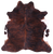 Dark Brindle Natural Cowhide Rug - X-Large 7' 2"H x 6' 10"W