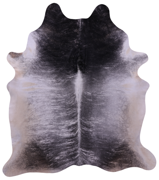 Grey Brindle Natural Cowhide Rug - XX-Large 8' 0"H x 7' 0"W