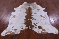 Thumbnail for Brown Salt & Pepper Natural Cowhide Rug - X-Large 7' 0