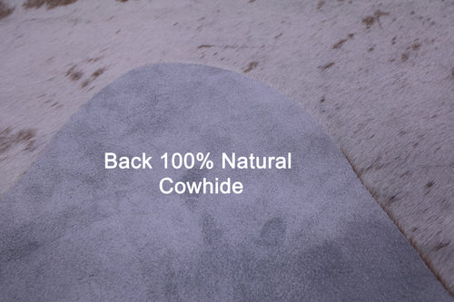 Brown Salt & Pepper Natural Cowhide Rug - X-Large 7' 0