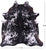 Black Salt & Pepper Natural Cowhide Rug - XX-Large 8' 0"H x 7' 2"W