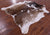 Brown Salt & Pepper Natural Cowhide Rug - X-Large 7' 0"H x 6' 1"W