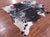 Black Salt & Pepper Natural Cowhide Rug - XX-Large 7' 8"H x 7' 2"W