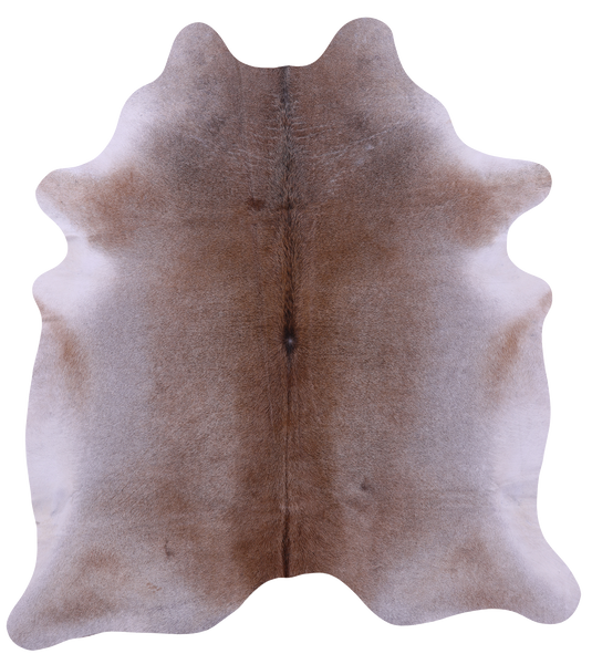 Light Brown Natural Cowhide Rug - X-Large 7' 0"H x 6' 6"W