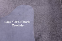 Thumbnail for Grey Natural Cowhide Rug - XX-Large 7' 5