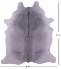 Thumbnail for Grey Natural Cowhide Rug - XX-Large 7' 5