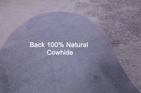 Thumbnail for Grey & White Natural Cowhide Rug - X-Large 7' 1