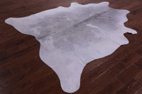 Thumbnail for Grey & White Natural Cowhide Rug - XX-Large 7' 8