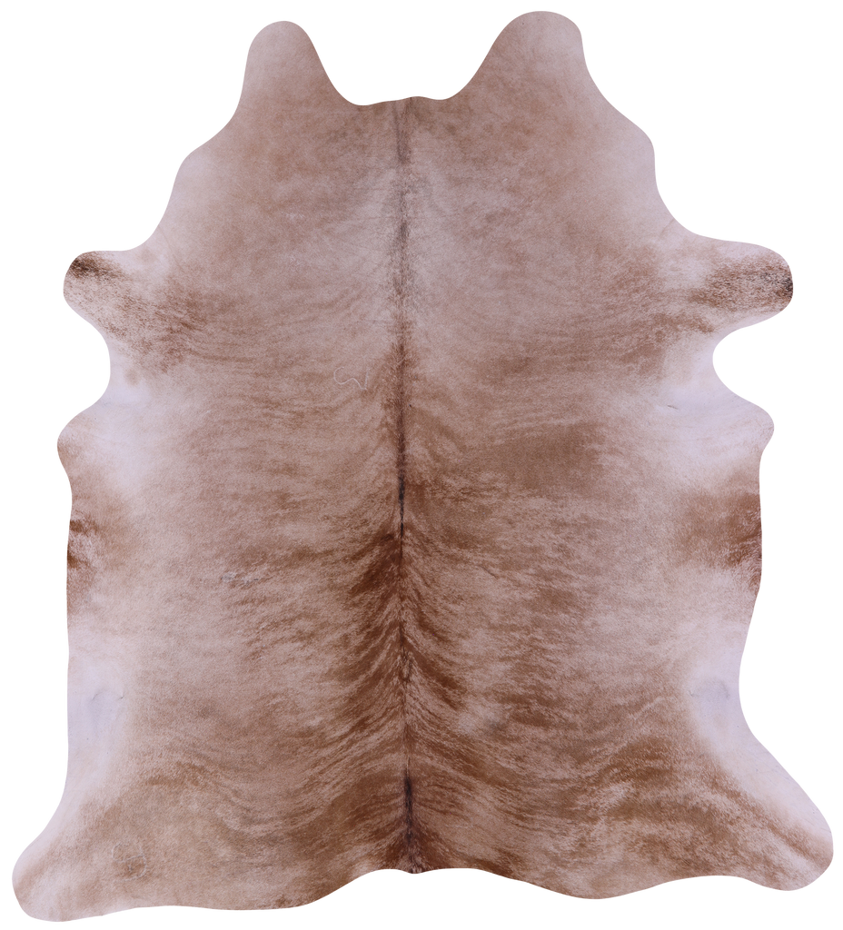 Light Brindle Natural Cowhide Rug - XX-Large 7' 5"H x 6' 9"W